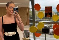 Fabiana Justus ganha festa de aniversário ao ir até hospital onde trata câncer