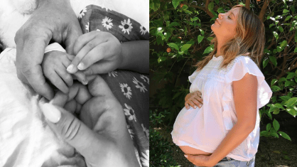 Emerson é fruto do relacionamento com marido, Christopher French e Ashley já é mãe de Jupiter, de três anos