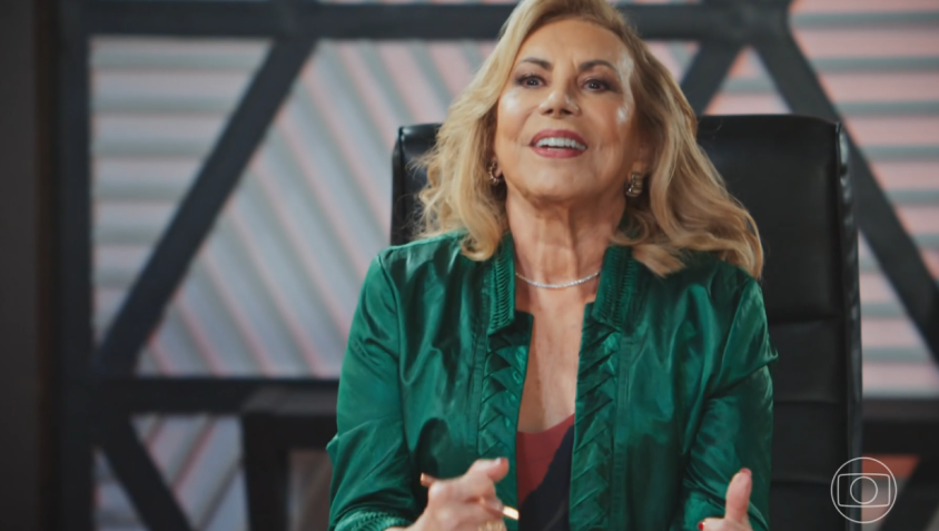 Frida (Arlete Salles) decidiu futuro da Mancini Music. • Reprodução/Globoplay