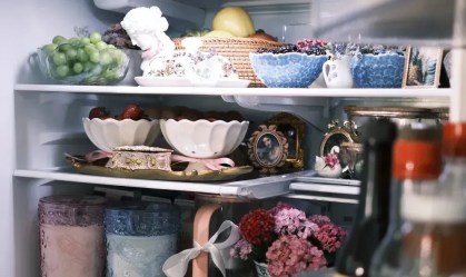Flores e retratos dentro da geladeira? Conheça nova trend de decoração