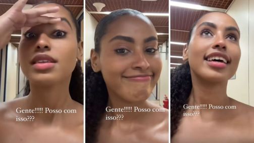Gabz se emociona ao falar de primeira cena sozinha com Adriana Esteves