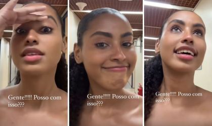 Gabz se emociona ao falar de primeira cena sozinha com Adriana Esteves
