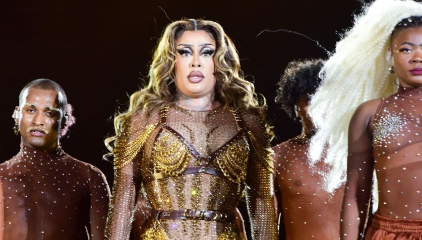 Gloria Groove apresentou show de três anos no 4º dia do Rock in Rio 2024. • Natália Rampinelli/Agnews