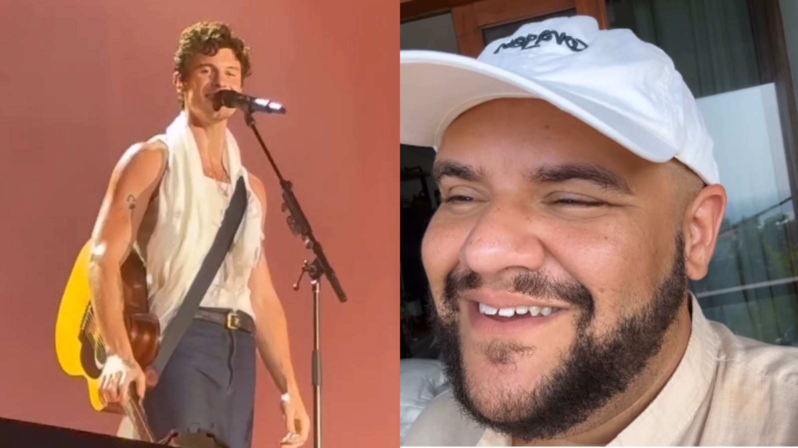 Imagens mostram o músico olhando em sua direção e mexendo no cabelo, o que Gominho entendeu como um flerte
