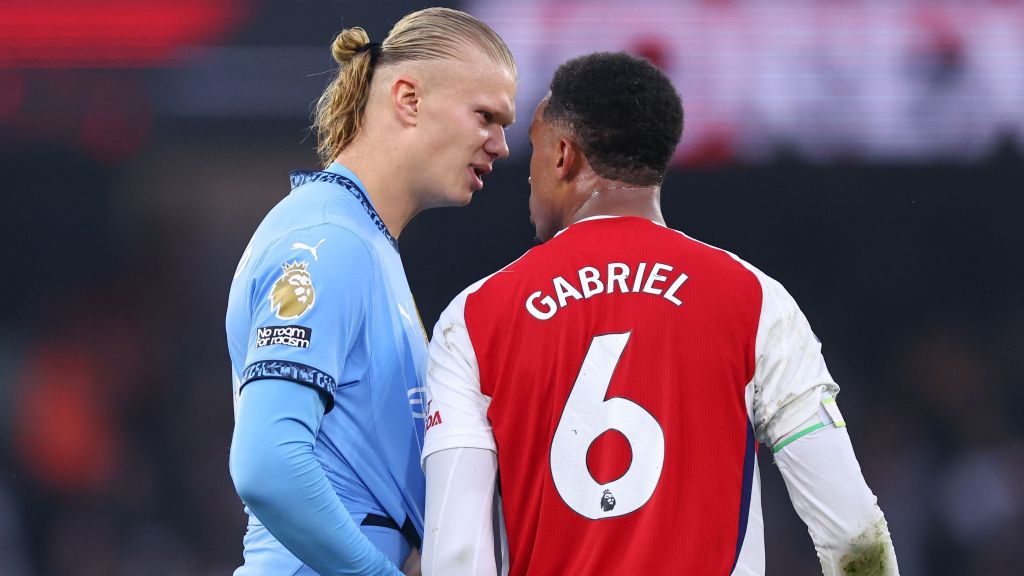Haaland e Gabriel Magalhães discutiram em jogo da Premier League