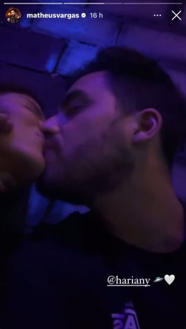 Matheus Vargas apareceu em clima de romance com a influenciadora • Instagram/Matheus Vargas