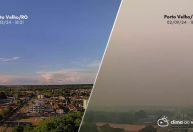 Fumaças encobrem cidades do Brasil; veja vídeo de antes e depois