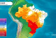 Nova onda de calor atinge o Brasil até o próximo dia 27; veja mapa