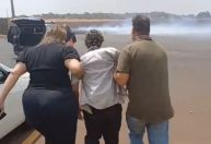 Homem intoxicado por fumaça de incêndio é resgatado em Goiás