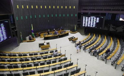 Sessão plenária da Câmara