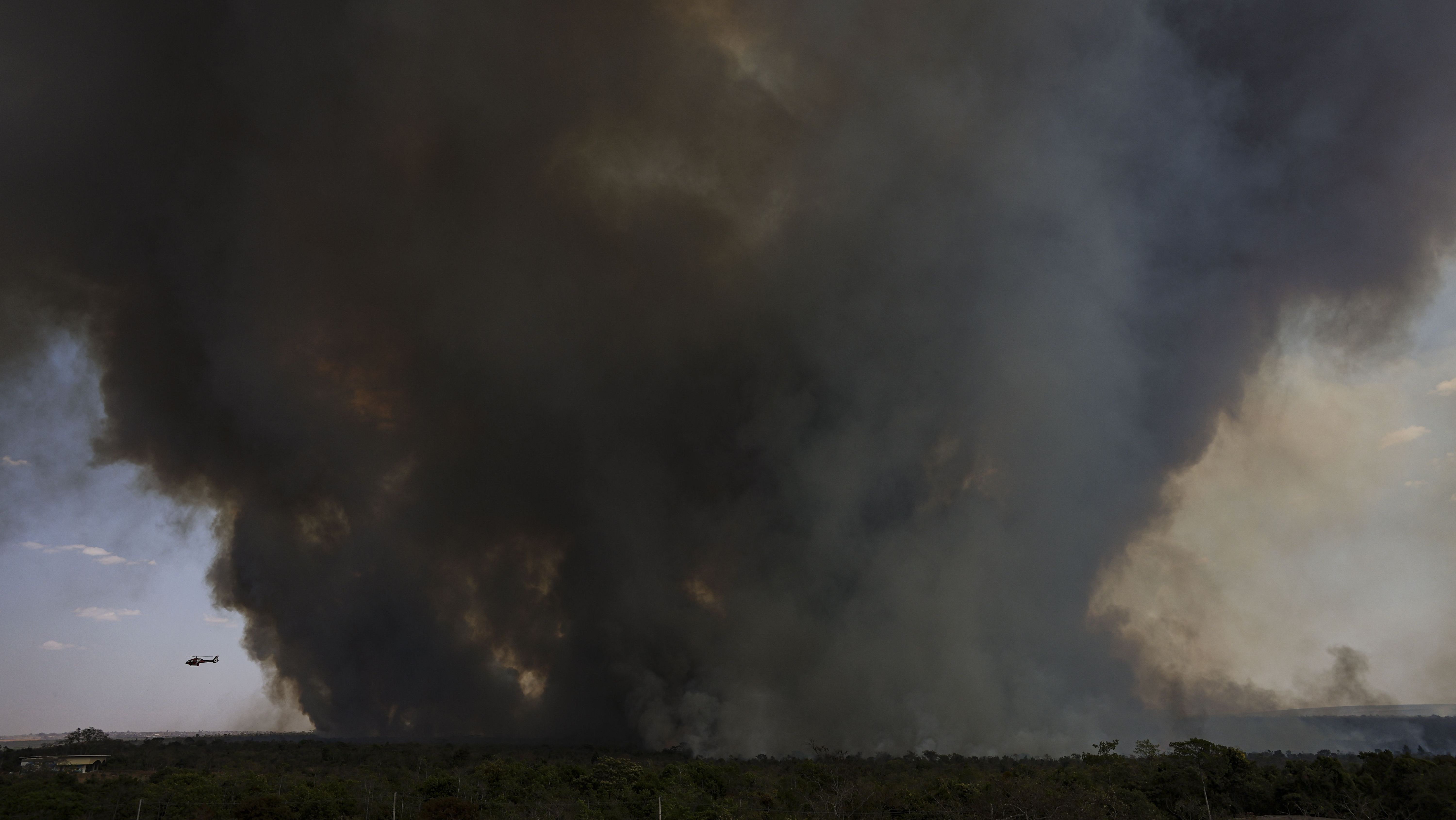 Incêndio no Parque Nacional de Brasília