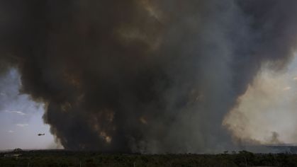 Incêndio no Parque Nacional de Brasília