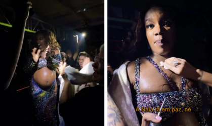 Na reta final da gravidez, Iza mostra bastidores de show no Rock in Rio
