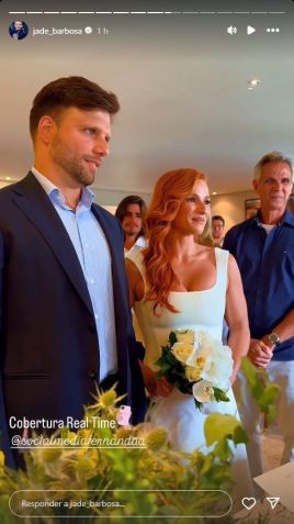 Jade Barbosa e o marido, Leandro Ferlini • Jade Barbosa/Instagram