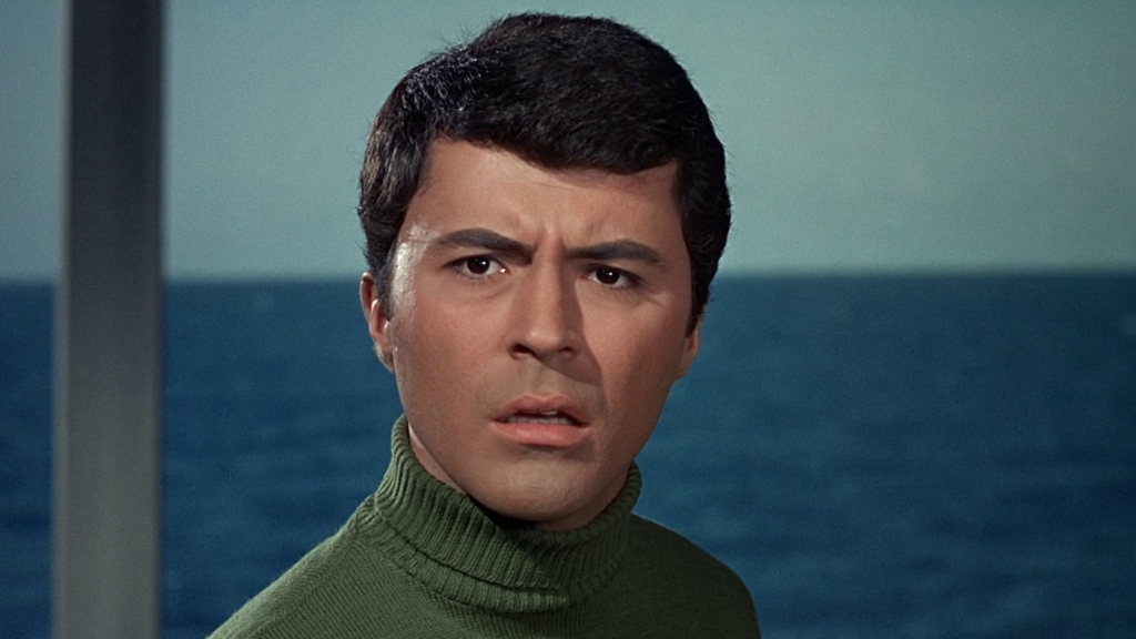 O ator James Darren na série "O Túnel do Tempo"