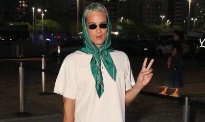 Lenço e bota de R$ 14 mil: o look de João Guilherme no 2º dia de Rock in Rio