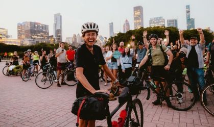 Guinness: ciclista quebra recorde de mais rápida a cruzar o mundo pedalando