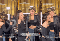 Larissa Manoela encontra atriz de versão mexicana de "Cúmplices de um Resgate"