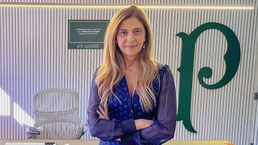 Leila Pereira, presidente do Palmeiras