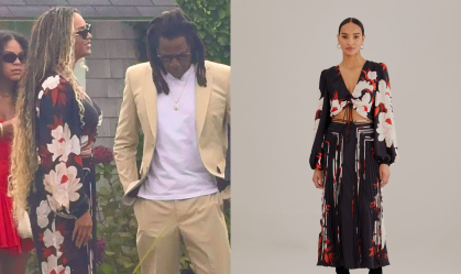 Beyoncé usa Farm: cantora é vista com look da marca carioca em casamento