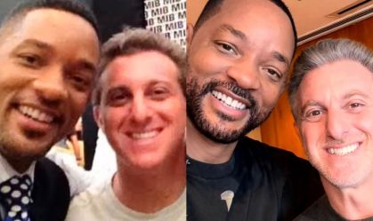 Após Rock in Rio, Will Smith e Luciano Huck recriam foto de anos atrás
