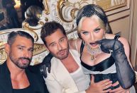 Madonna posta foto com Cauã Reymond, e ator reage; veja