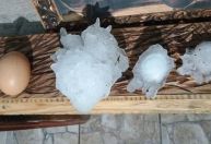 RS teve maior pedra de granizo do Brasil na última semana? Meteorologistas divergem