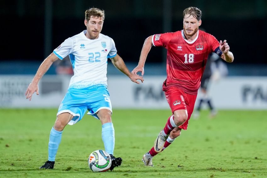 Marcelo Mullaroni durante a partida contra Liechtenstein em 2024 • Giuseppe Maffia/DeFodi Images via Getty Images