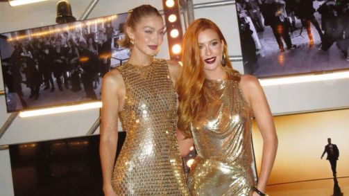 Marina Ruy Barbosa encontra Gigi Hadid na Semana de Moda de Paris 2024