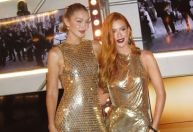 Marina Ruy Barbosa encontra Gigi Hadid na Semana de Moda de Paris