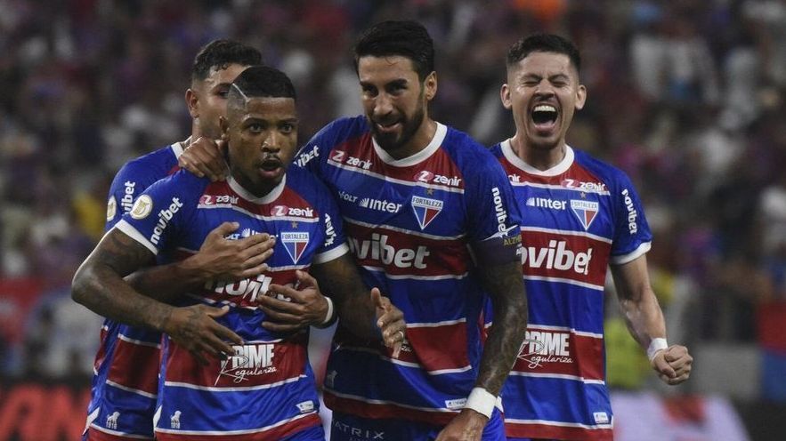 Marinho comemora pelo Fortaleza sobre o Bahia na 27ª rodada do Campeonato Brasileiro