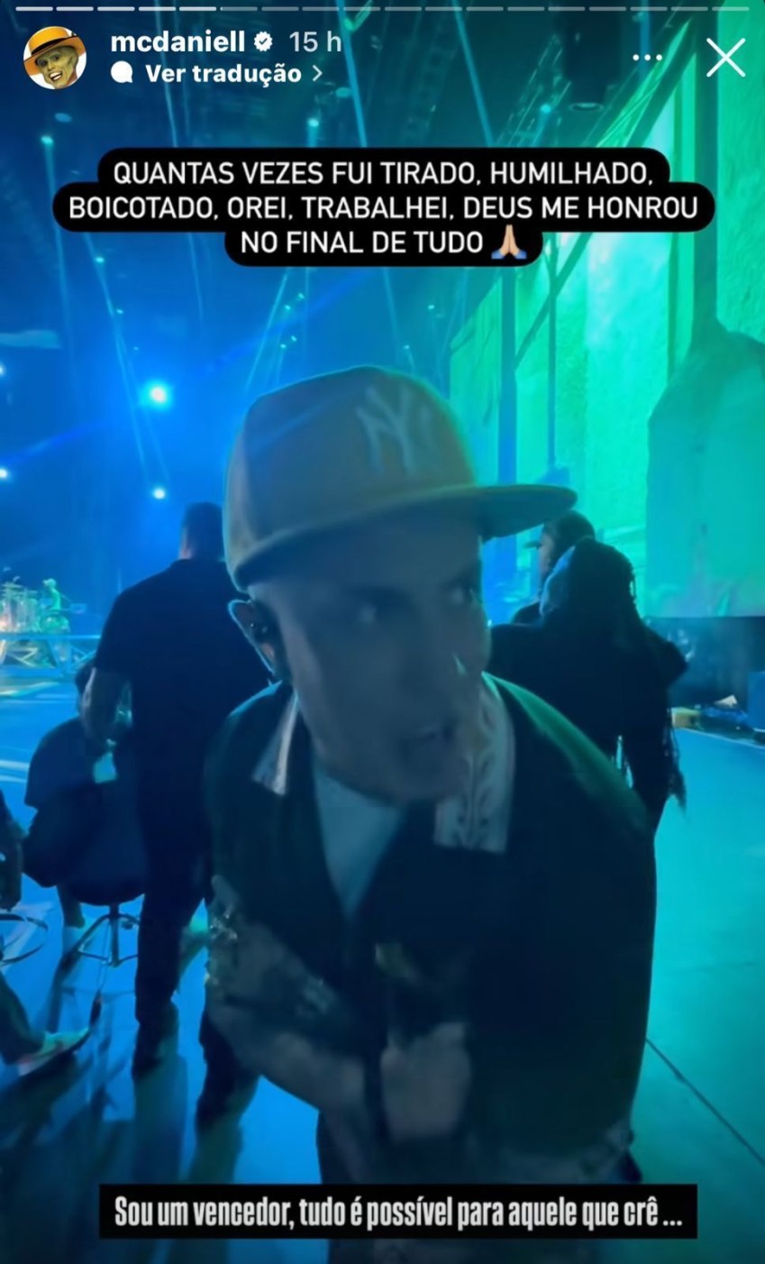 Funkeiro gravou feat com Ne-Yo • Instagram/MC Daniel