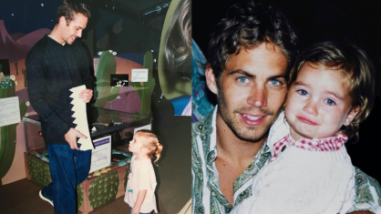 Filha de Paul Walker comemorou o aniversário do pai, que completaria 51