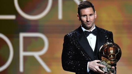 Messi venceu a Bola de Ouro em 2021