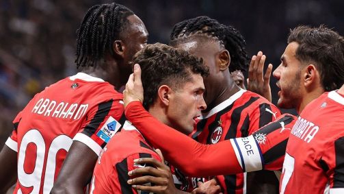 Milan venceu a Inter de Milão por 2 a 1 no San Siro pela 5ª rodada da Serie A
