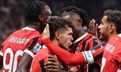 Com gol no final, Milan volta a vencer Inter de Milão após dois anos