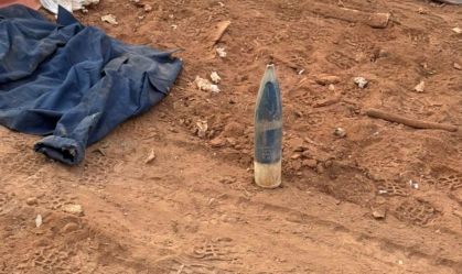 Morteiro é encontrado em aterro sanitário de Brasília