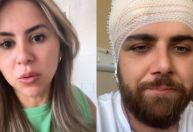Esposa diz que mentiu a Zé Neto sobre corte em acidente: "Frankenstein"
