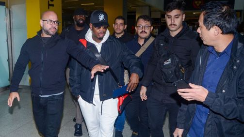 Ne-Yo desembarca no Aeroporto Internacional de Guarulhos para shows no Brasil