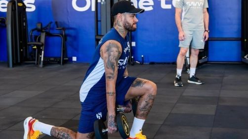 Neymar segue treinando no Al-Hilal