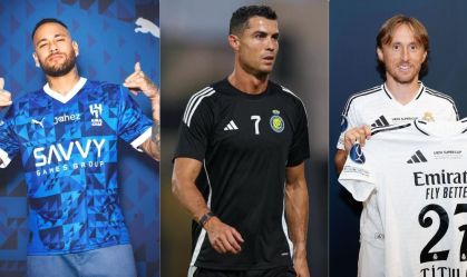 Neymar, Cristiano Ronaldo e Modric