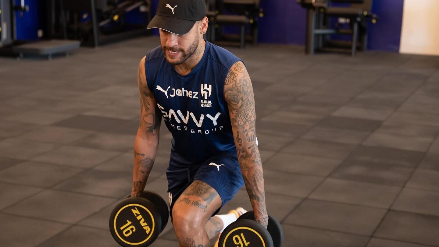 Neymar segue em tratamento no Al-Hilal