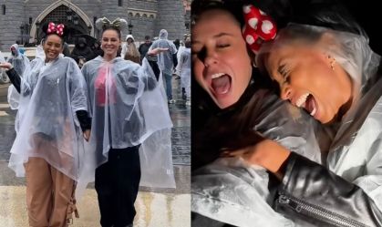 Paolla Oliveira e Taís Araujo curtem passeio na Disney de Paris; veja