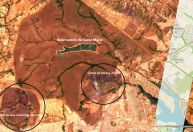 Imagens de satélite mostram estragos do incêndio no Parque Nacional de Brasília
