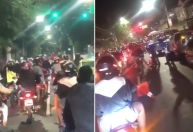 Vídeo mostra PM filmando motos no "rolezinho" passando pela Lei Seca no RJ