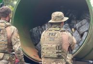 Caminhão pipa lotado de maconha é descoberto pela polícia no Paraná 