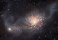 Fusão de galáxias forma objeto monstruoso mais brilhante do Universo; entenda
