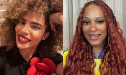 Vanessa da Mata elogia Rebeca Andrade após ginasta cantar "Ai, Ai, Ai"