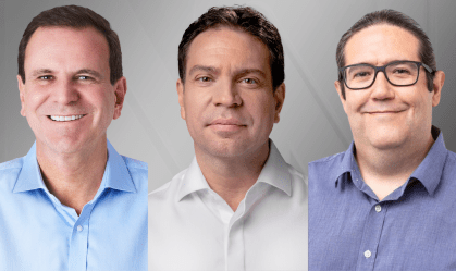 Paes tem 57%; Ramagem, 22%; e Tarcísio, 6%, aponta Real Time Big Data para o Rio de Janeiro