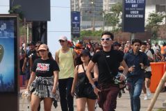 Público chega para acompanhar o 2º dia de Rock in Rio 2024